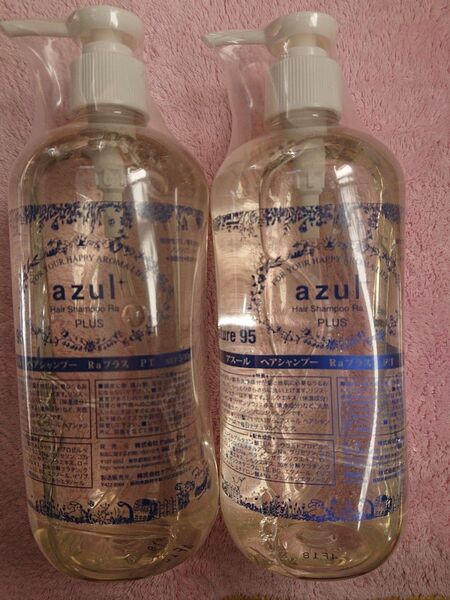 新品未使用 アスール ノンシリコンシャンプー RaプラスPT 500ml 2本セット 送料無料