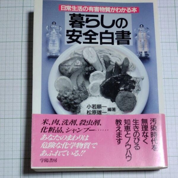 日常生活の有害物質がわかる本 「暮らしの安全白書」帯付き 当時品