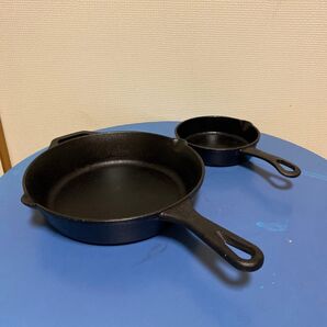 CHUMS鋳鉄フライパン 大小セット フライパン スキレット