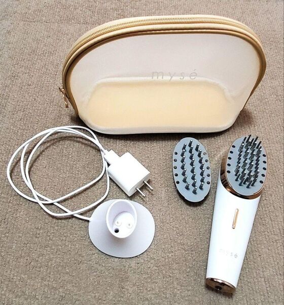 myse 美顔器 充電ケーブル・アダプター・スタンド・ブラシヘッド2個付き
