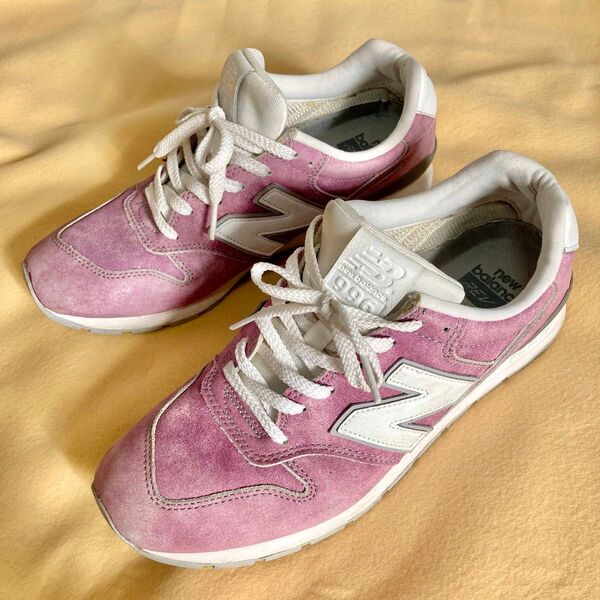 ニューバランス MRL996 27cm 紫 パープル クリーニング済み New Balance 996