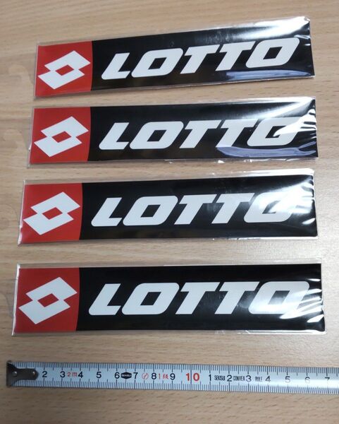 LOTTO ロット サッカー ビアンキ ステッカー ロゴ シール 4点セット