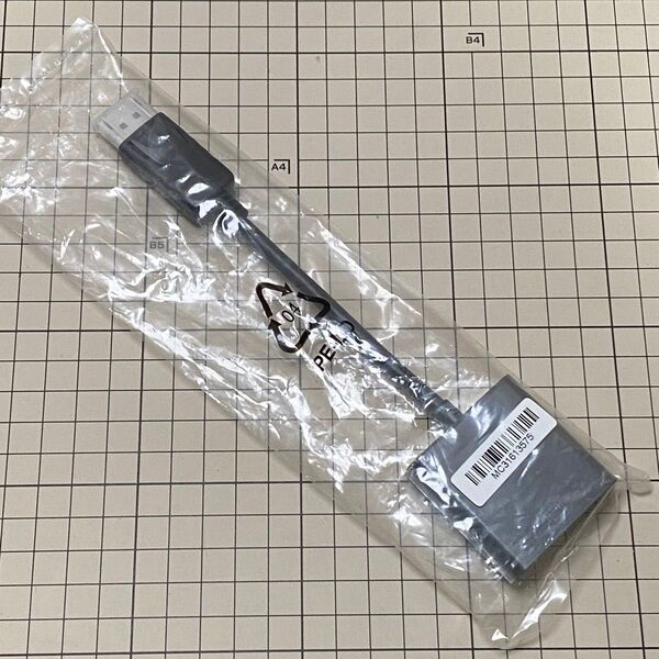 DisplayPort - DVI 変換ケーブル