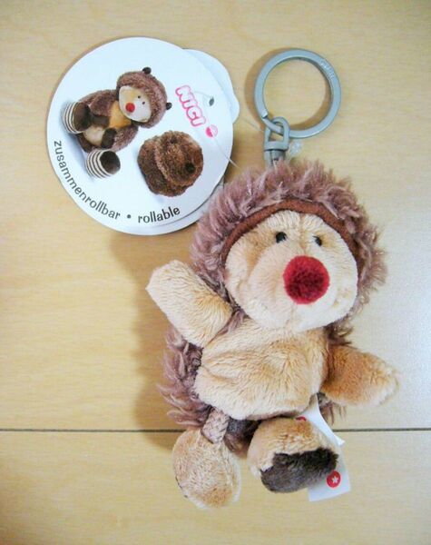 【NICI★はりねずみ★ハリネズミ★ヘッジホッグ】★ぬいぐるみ★キーホルダー★海外購入★nici★