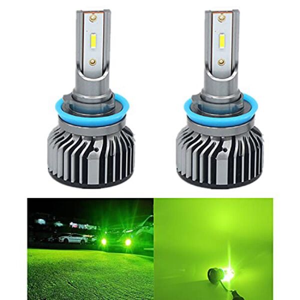 CL-work LEDフォグランプ 8000LM HB4 4100K グリーンレモン 2個セット (HB4)