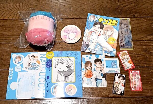 アオのハコ 蝶野雛缶バッジ のるキャラマスコット他 おまけ付き