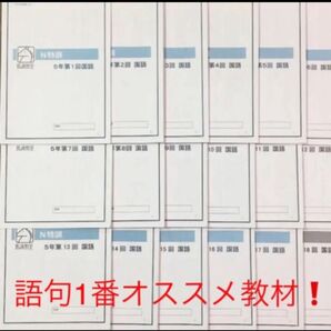 灘中受験 馬渕教室 5N特訓 語句1年間分(18回)