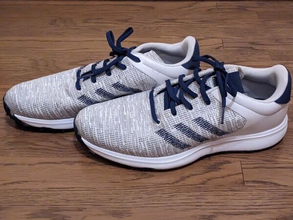 adidas ゴルフシューズ ホワイト/ネイビー 27.5 新品 未使用品