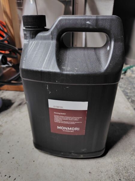 【残9割以上】ガラス研磨剤 ANSWER. MONMORI ガラス用 コンパウンド 4L容器