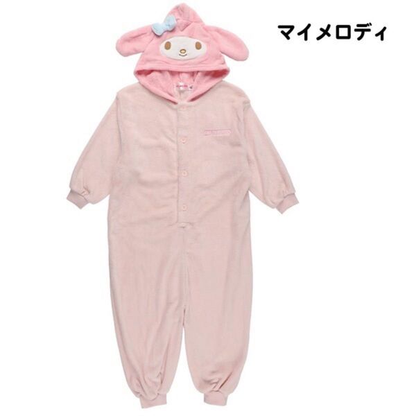 新品 Sanrio サンリオ マイメロディ 着ぐるみ パジャマ 110cm