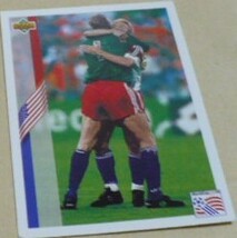 UPPERDECK(アッパーデック)社ＷorldCup(ワールドカップ)1994トレーディングカード日本語版247ノルウェー/イングランド代表インス_画像1