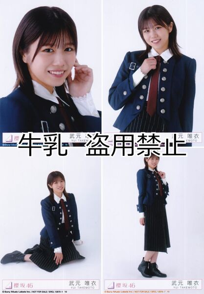武元唯衣 生写真 コンプ 櫻坂46 承認欲求