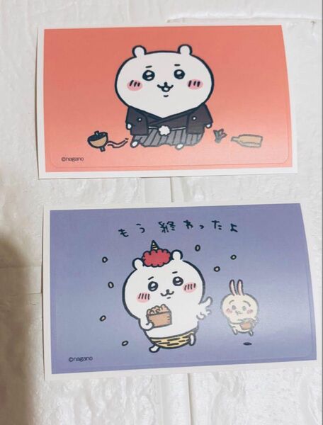 初期 ちいかわ ICカード デコステッカー 節分 鬼 うさぎ