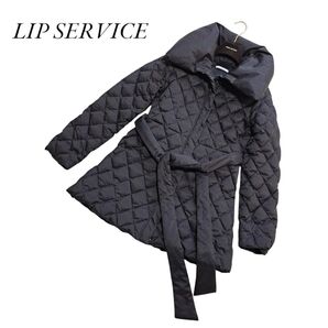 LIIP SERVICE リップサービス ダウンコート キルティング ブラック
