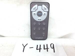 Y-449 Addzest TVX7550 etc. RCB-118 audio remote control prompt decision guaranteed 