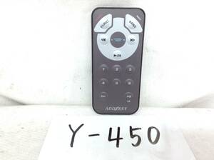 Y-450 Addzest TVX7550 etc. RCB-118 audio remote control prompt decision guaranteed 