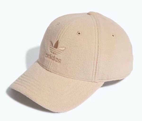 【adidas Originals】刺繍トレフォイルウィンターフリースキャップ CAP(未使用品)