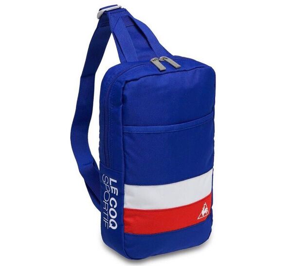 【ルコック/le coq sportif】ダブルファスナー ボディーバッグ(未使用品)