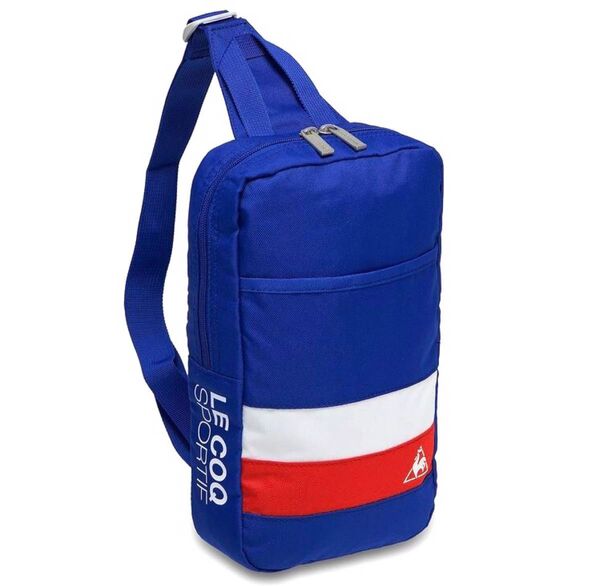 【ルコック/le coq sportif】ダブルファスナー ボディーバッグ(未使用品) ボディバッグ