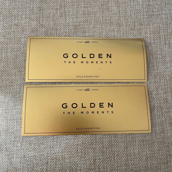 JUNGKOOK GOLDEN 展示会 チケット2枚セット