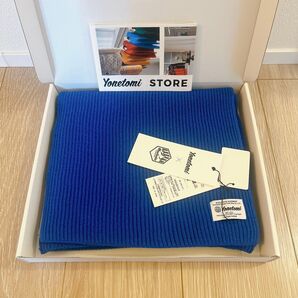 米富繊維 モンテディオ山形 YONETOMI 米富 コラボ 限定 マフラー サッカー 山形 オシャレ 青 ブルー