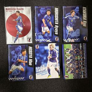 サッカー日本代表チップス 6枚まとめ