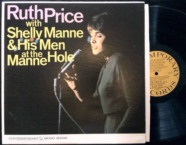 Ruth Price with Shelly Manne & His Men Contemporary MONO M3590 US オリジナル盤 ミゾ