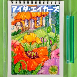 大人の塗り絵 アリダ・エイカーズ 農村風景 12デザイン x 各塗り絵線画2枚 (24ページ)