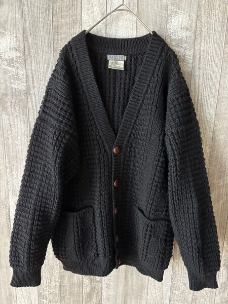 BARNEYS NEW YORK カーディガン ニット ニットカーディガン ブラック ヴィンテージ 高級