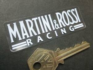 送料無料 Martini & Rossi Racing マルティーニレーシング 75mm x 25mm ステッカー デカール