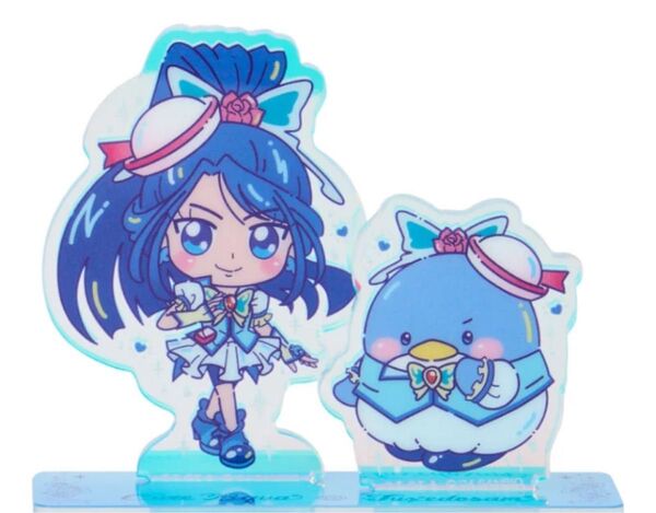 残り1点 お値下げ中 サンリオ プリキュア5コラボ アクリルスタンド キュアアクア タキシードサム