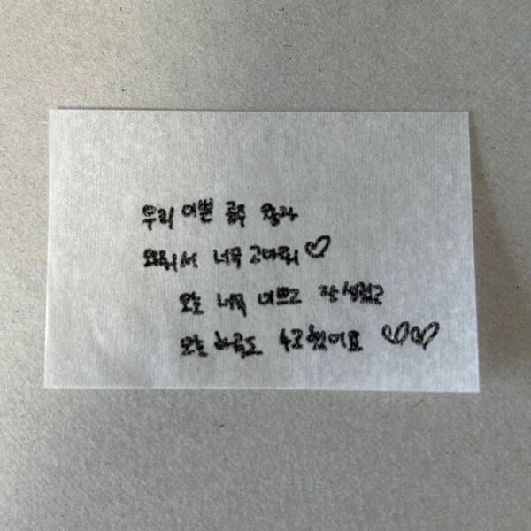 ドリショ3 紙吹雪 ジェミン メッセージ 落下物 jaemin message