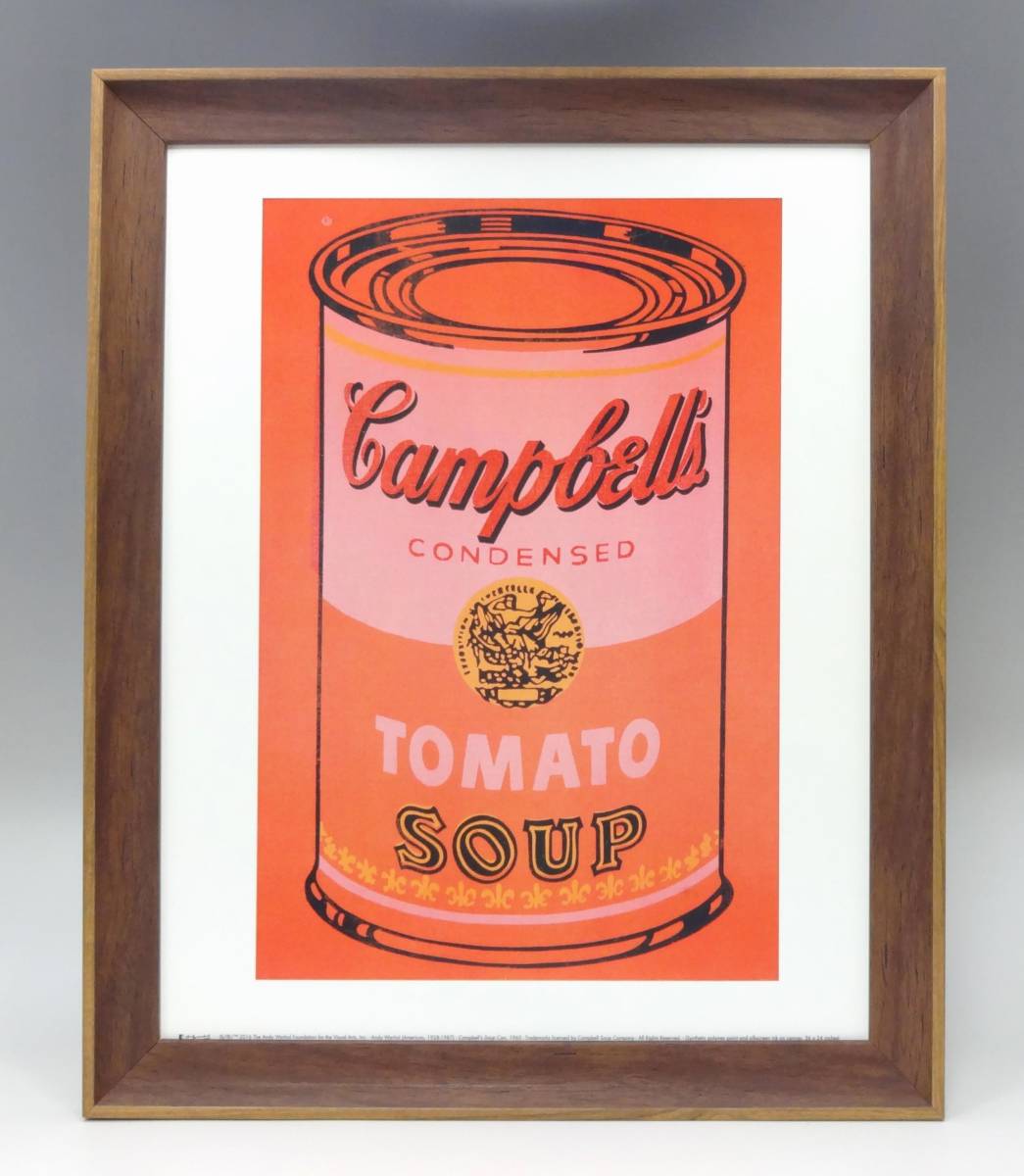 大人の上質 キャンベルスープ缶 1962/ウォーホル/フレーム額装 