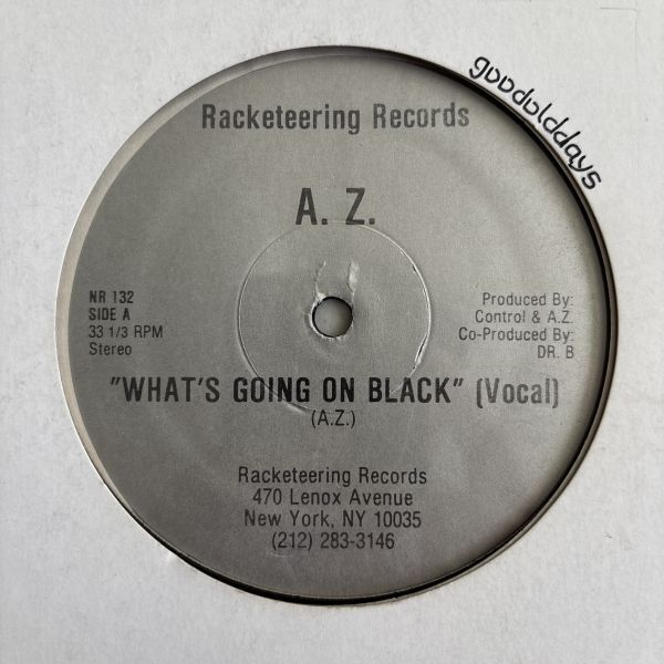 A.Z. - What's Going On Black (Sealed) (シールド未開封/コレクション用) (USオリジナル)