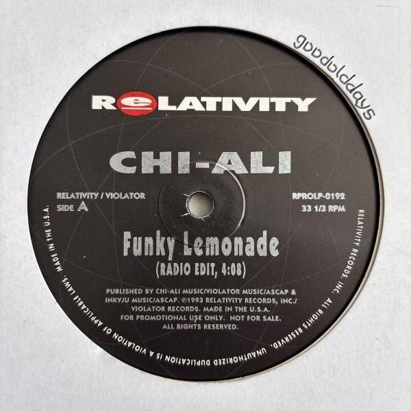Chi-Ali - Funky Lemonade (プロモ/Promo/USオリジナル/ニュースクール)