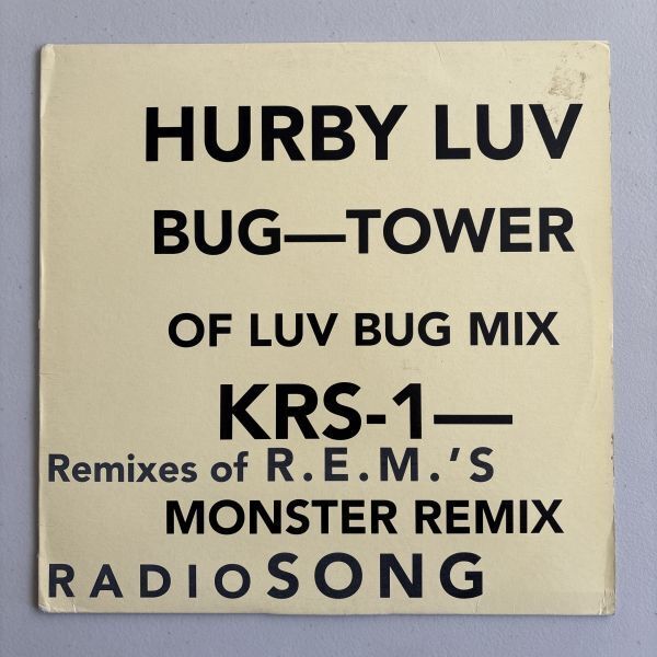 R.E.M. - Radio Song (Soho-Hot Musicネタ/KRS-Oneリミックス/プロモオンリー/Promo/USオリジナル)