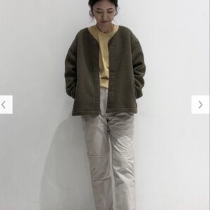 UNIQLO ボアフリースクルーネックカーディガン アウター M