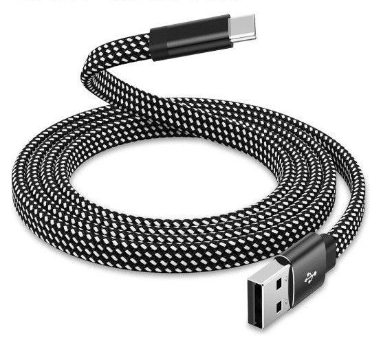 Magtame usb type cケーブル フラット平形 磁力自動収納 usbケーブルtype-c 3A急速充電 1M-ブラック