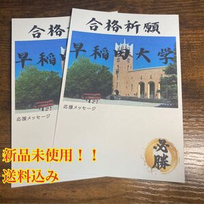 【新品未使用】早稲田大学合格祈願!合格祈願ハガキ!【即日発送】