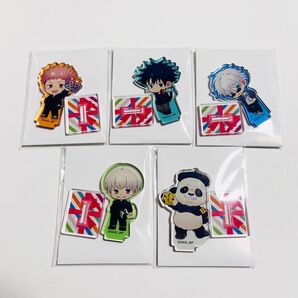 呪術廻戦 OIOI マルイ トレーディングミニアクリルスタンド プレゼントver. ミニキャラ 5点セット
