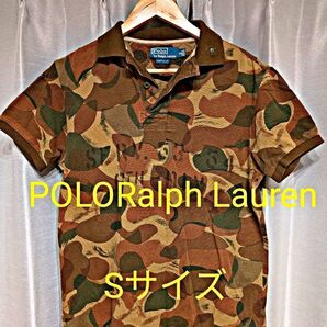 ラルフローレン Ralph Lauren 半袖ポロシャツ 迷彩 カモフラ カーキ