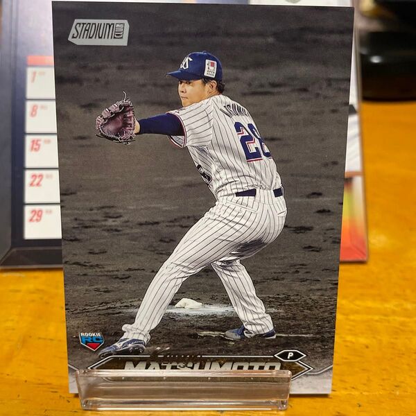 Topps スタクラ NPB 松本健吾 ルーキーカード