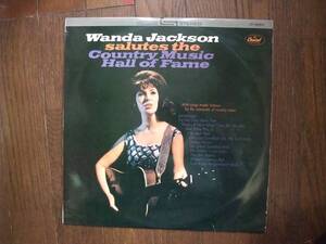 LP☆　Wanda Jackson Salutes The Country Music Hall Of Fame　ワンダ・ジャクソン　☆赤盤