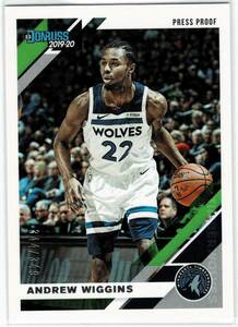 2019-20 Panini Donruss Andrew Wiggins Press Proof /349