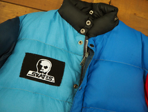 ◆Z.P. Ind. Ltd　70's VINTAGE MULTI COLORED GOOSE DOWN JACKET ダウンジャケット クレイジーカラー マルチ ヴィンテージ◆_画像3