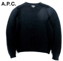 定価27,300円 A.P.C. アーペーセー 2013AW オスロ ニットセーター_画像1