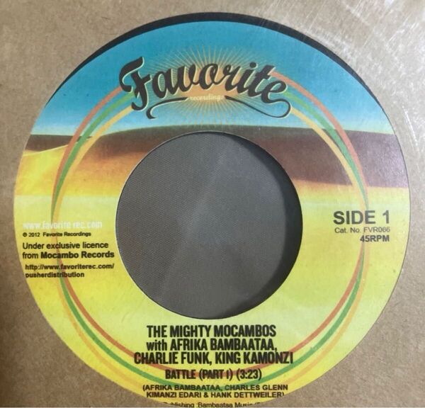 7 The Mighty Mocambos with Africa Bambaataa/ Battle Part 1&2 ファンク
