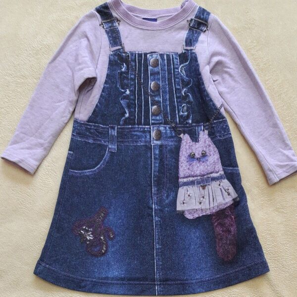 ANNA SUI mini 転写ワンピース