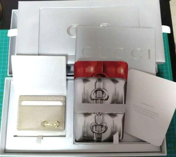 {未使用} GUCCI グッチ カードケース トランプ セット お手提げ付き