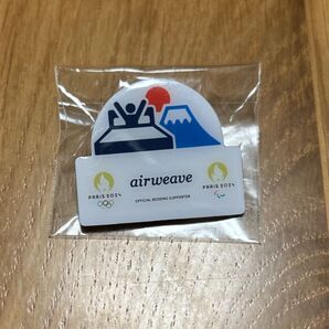 2024パリオリンピック エアウィーヴ コラボピンバッチ